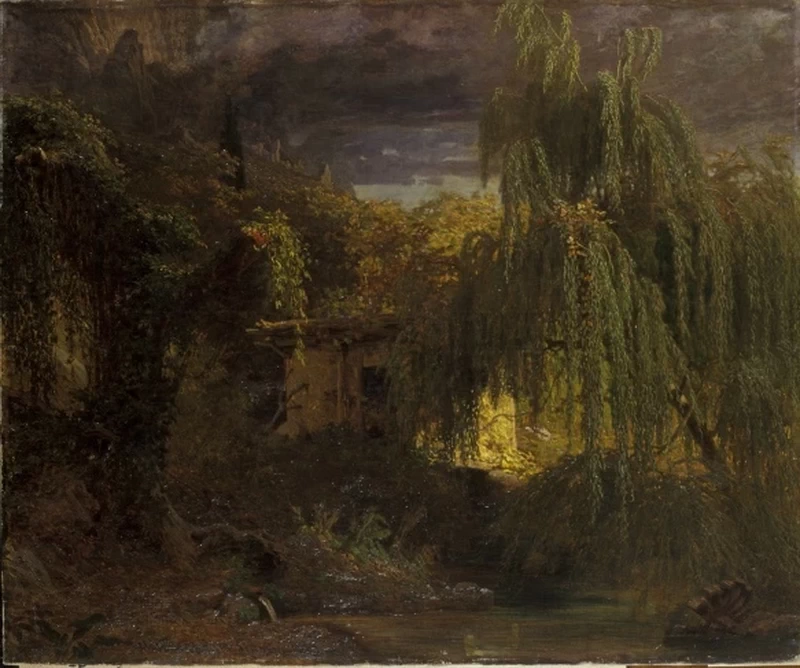 Mulino ad acqua abbandonato in Crimea - Art Museum of Estonia's painting collection